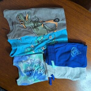 Boys Dinosaur Active Wear Summer Bundle